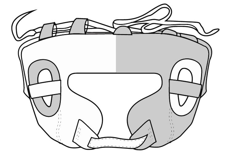 Boxxerworld Cheek Piece Head Guard (Haringey)